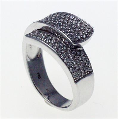 ANILLO DE ORO BLANCO Y DIAMANTES 117438