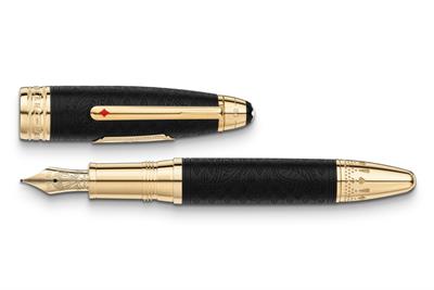 PLUMA MONTBLANC 128484 Meisterstück Around the World in 80 Days Solitaire LeGrand Pluma estilográfic