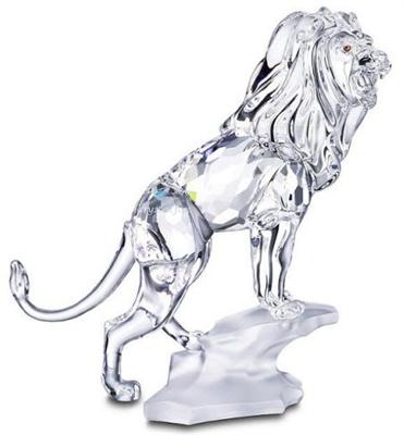 FIGURA SWAROVSKI 269 377 LEON SILVER CRYSTAL