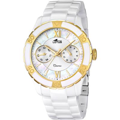 RELOJ LOTUS 15930/2 CERÁMICA MUJER