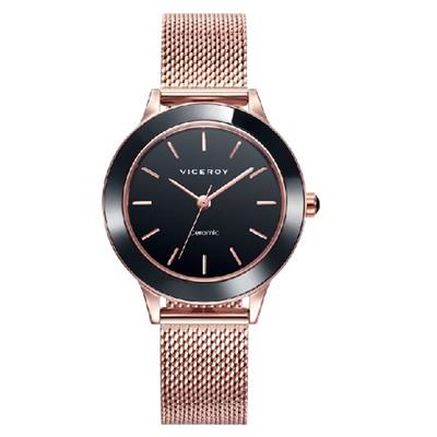 RELOJ VICEROY 471182-57 mujer Cerámica 471182-57 de acero en negro con IP rosa 32MM