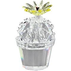 FIGURA SWAROVSKI 291549 CACTUS EN FLOR SILVER CRYSTAL