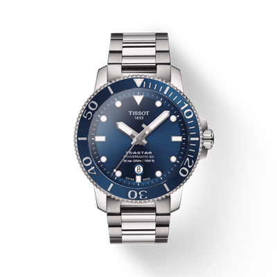 RELOJ TISSOT T1204071104103 Seastar 1000 Powermatic 80 43MM