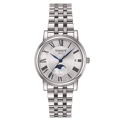 RELOJ TISSOT T1222231103300 Carson Premium Lady Moonphase CUARZO  32 MM