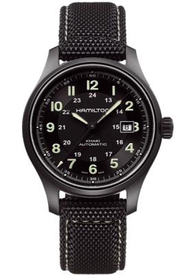 RELOJ HAMILTON H70575733 KHAKI FIELD TITANIUM HOMBRE 42 MM