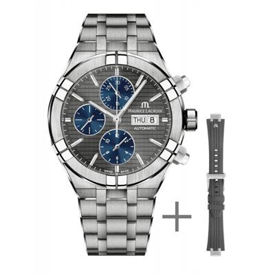 RELOJ MAURICE LACROIX AI6038-TT03F-330-A AIKON Automatic Chronograph Titanium 44mm