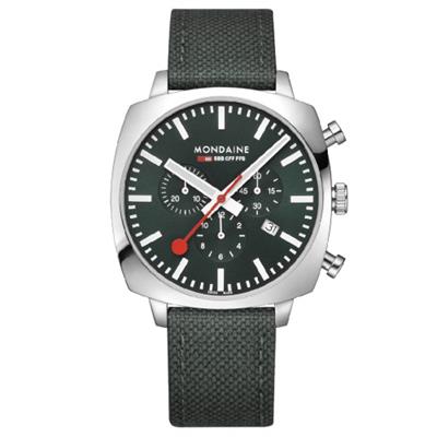 RELOJ MONDAINE MSL41460LFSET Grand Cushion Choronograph 41 mm