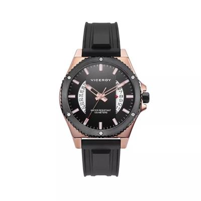 RELOJ VICEROY 46821-57 Hombre Magnum con caja de acero y correa de silicona negra 