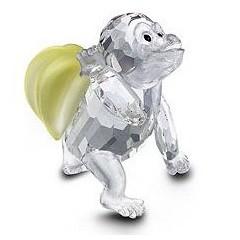 FIGURA SWAROSKI 273394 GORILA JOVEN CRYSTAL  SILVER