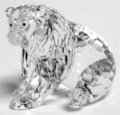 FIGURA SWAROVSKI 243880 OSO PARDO SILVER CRYSTAL