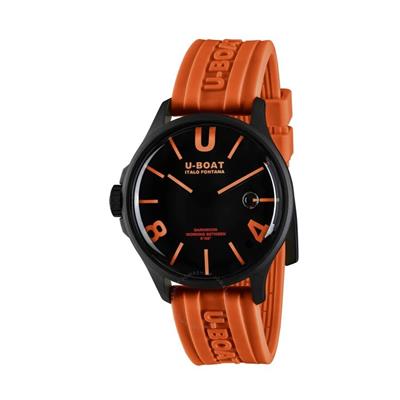 RELOJ U-BOAT 9538  Capsoil Darkmoon Curve Orange, IPB, 44 mm, Negro