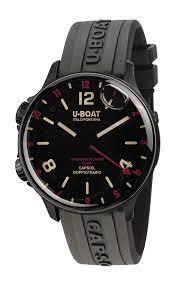 RELOJ U-BOAT 8841 CAPSOIL Doppiotempo Red Rehaut 45 MM CUARZO