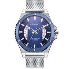 RELOJ VICEROY 46821-37  Hombre 43 MM Magnum con caja y malla milanesa en acero 